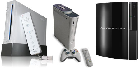 ventas Nintendo Wii, Playstation 3, Xbox 360