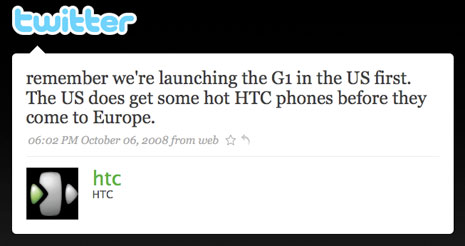 HTC Twitter