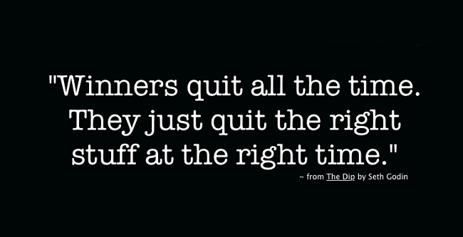 Mito: los ganadores no abandonan