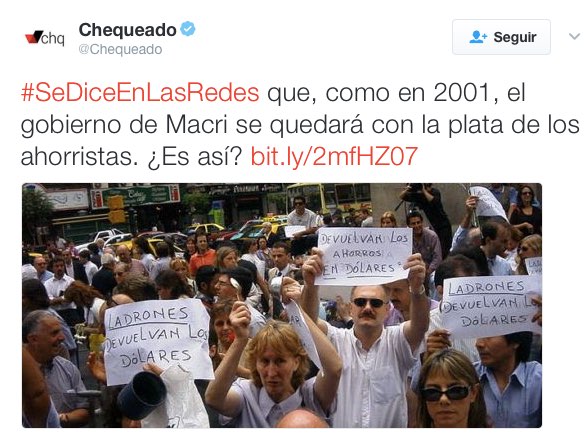 Chequeado y la distribución de noticias falsas